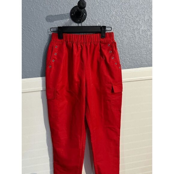 Superdown Red Missy Jogger Pants - Picture 6 of 8